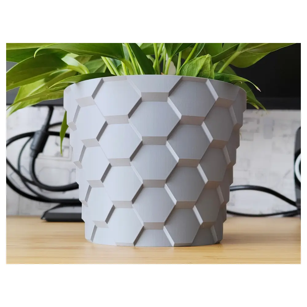Hexagon Planter Decorative Flower Pot Creative Vases Modern Home Indoor Plants Succulents Flower Stand Simple
