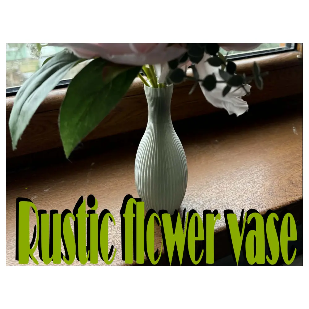Rustic Vase Ceramic Vase Home Decor Beautiful Vase Arrangement Decorative Art Object