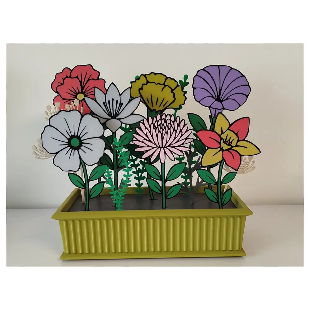 Wildflowers in Pots Succulents Planters Indoor Garden Flower Pots Green Plants Flower Growing Planting Flowers Sale