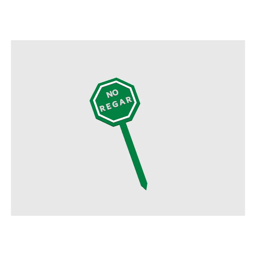 Plant Signage No Watering Plant Markers Garden Signs Indoor Plant Decor