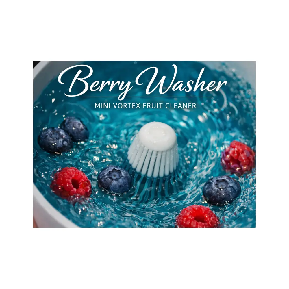 Berry Washer Mini Vortex Fruit Cleaner Fast Cleaning Fruit Washer Vegetable Cleaner Water Filter Kitchen Appliance Fruit Washing Equipment