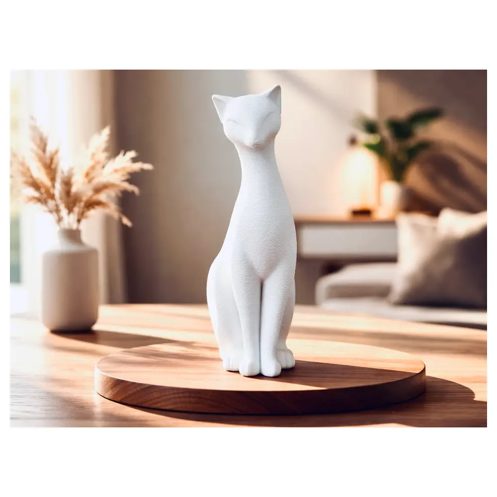Cat Sculpture Decorative Figurine Animal Art Home Decor Cat Statue Creative Gift Ideas for Friends Family
