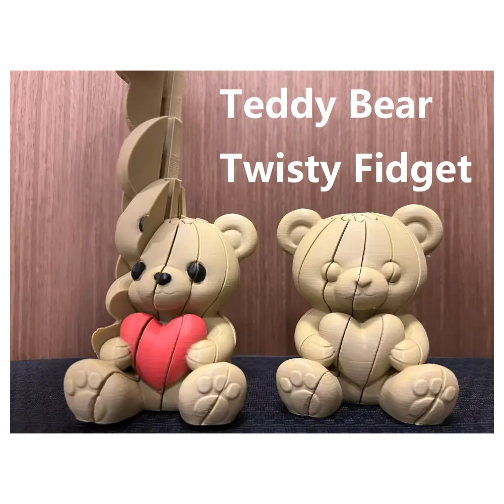 Teddy Bear Fidget Toy Stress Relief Toy Fun Puzzle Toy Desk Stress Relief