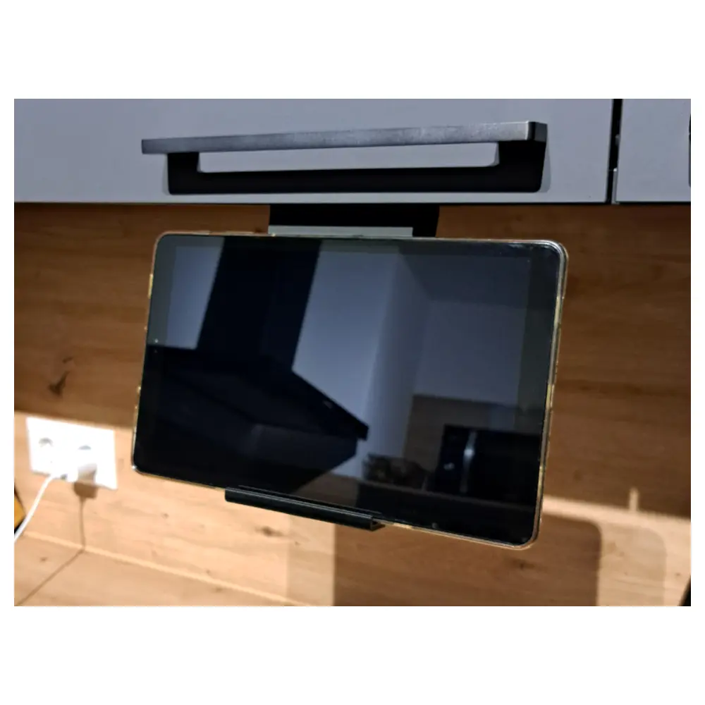 Tablet Holder Phone Stand Kitchen Cabinet Holder Mobile Stand Desk Holder Adjustable Support Stable Stand