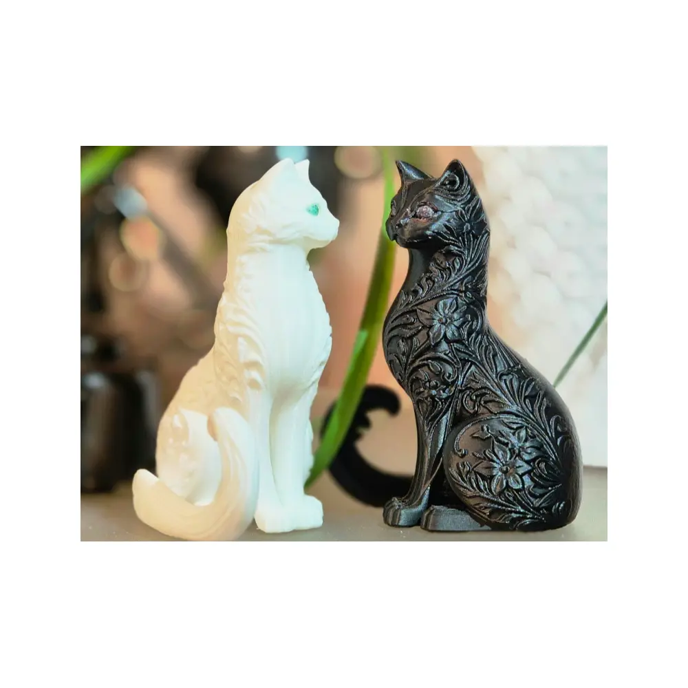 Decorative Cat Figurine Home Decor Cat Decoration Creative Home Accessories Multifunctional Decoration