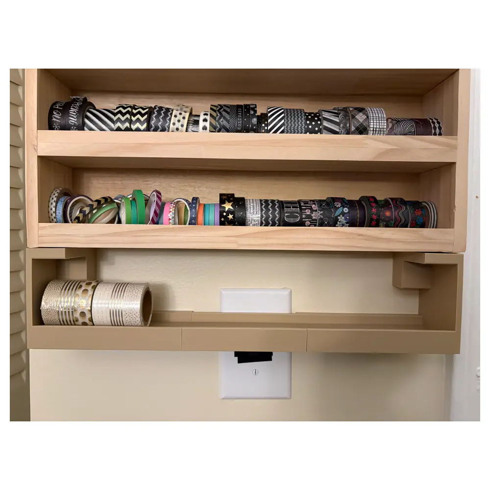 Washi Tape Dispenser Organizer Extra Shelves Tape Storage Accessories Washi Tape Tools Organizer