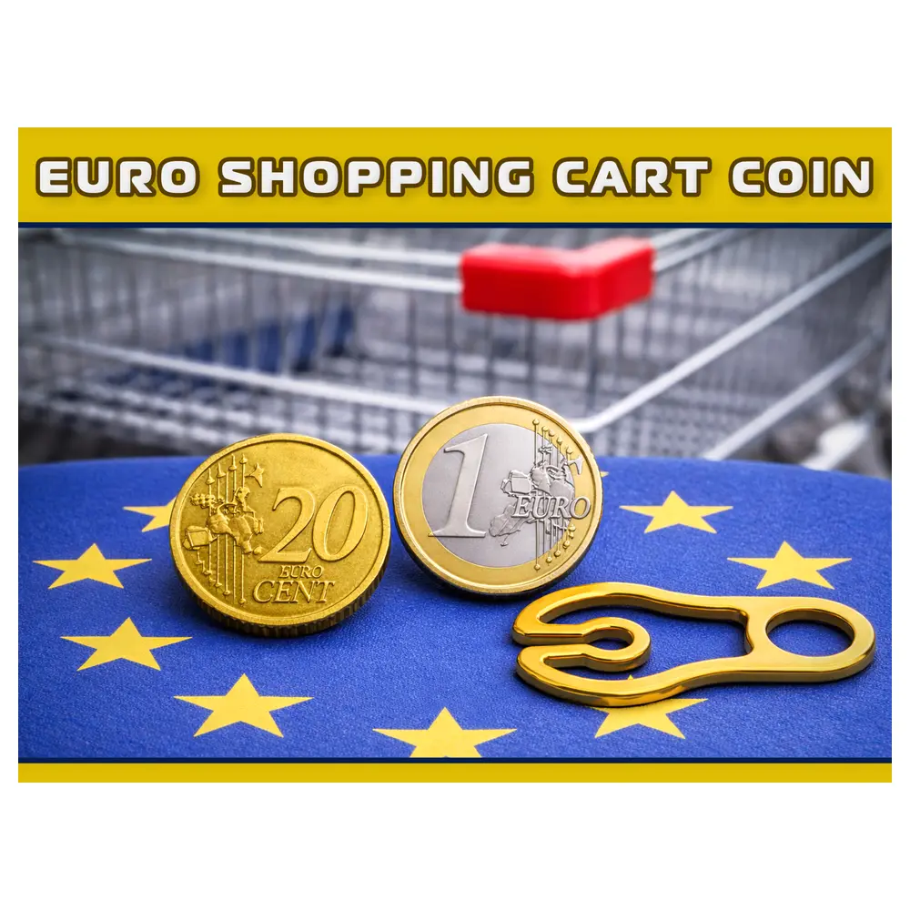 Euro Shopping Cart Coins Currency Collection Coin Trading Euro Coins Wholesale