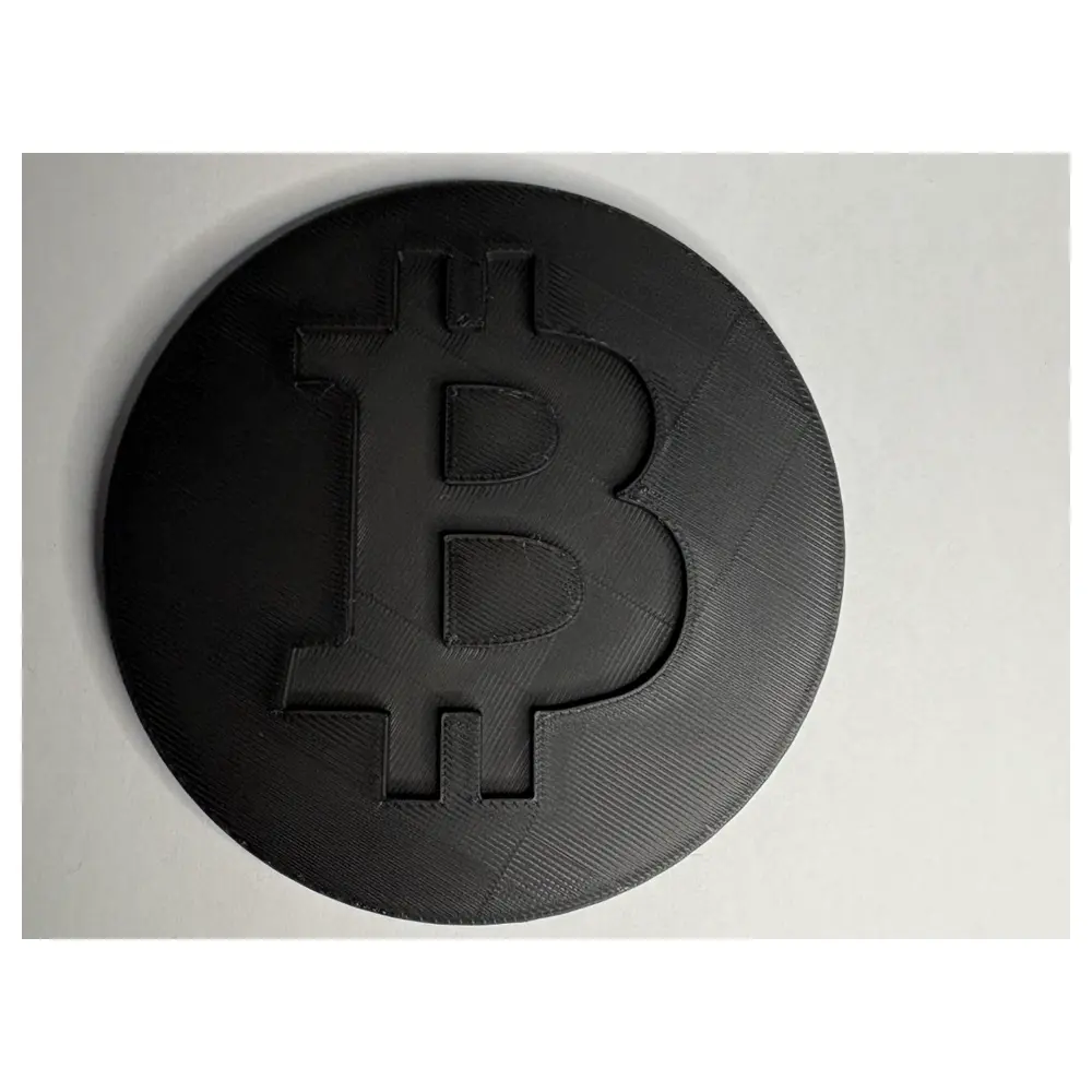 Bitcoin Coasters Silicone Heat Desk Decor Collection Gift Absorbent Coasters