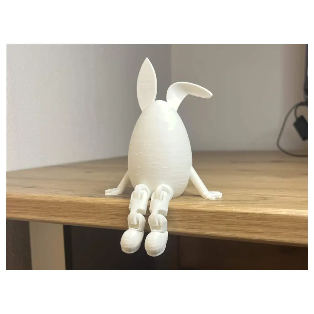Easter Bunny Toy Hinged Rabbit Ears Easter Egg Decoration Festive Gift Creative Fun