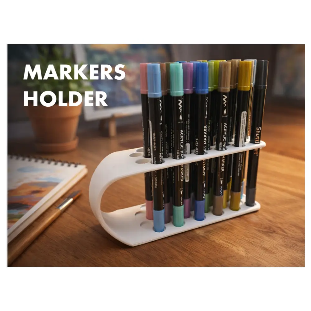 Minimalist Markers Pen Organizer Pen Holder Office Stationery Writing Supplies Creative Storage Pen Tips