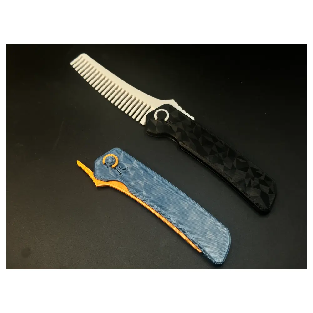 Higonokami Style Hair Brush Automatic Open Folding Hair Styling Brush Curl Hair Accessory Hair Care