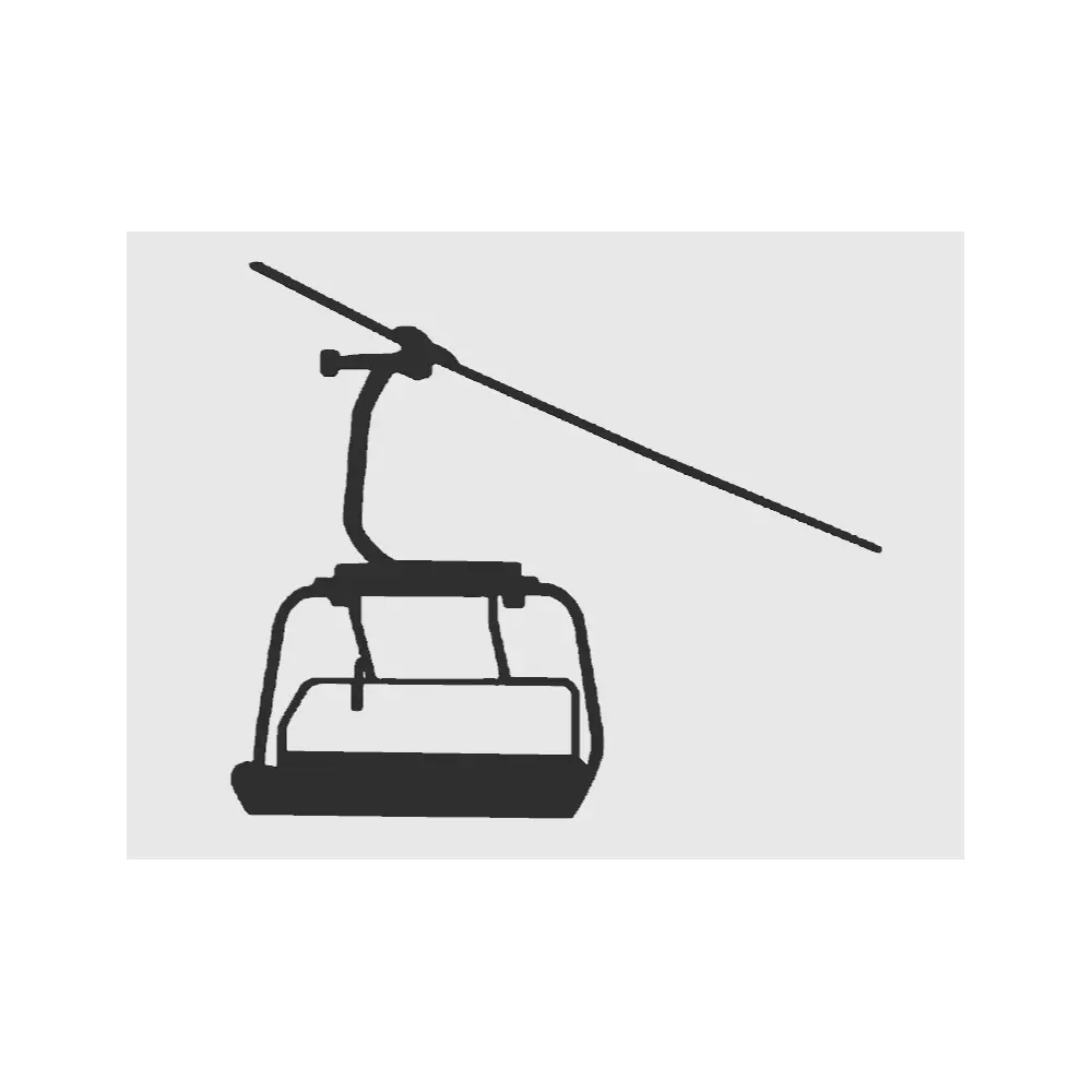 Cable Car Decoration with Rope Outdoor Decor Festive Holiday Hanging Lights Rope Decoration