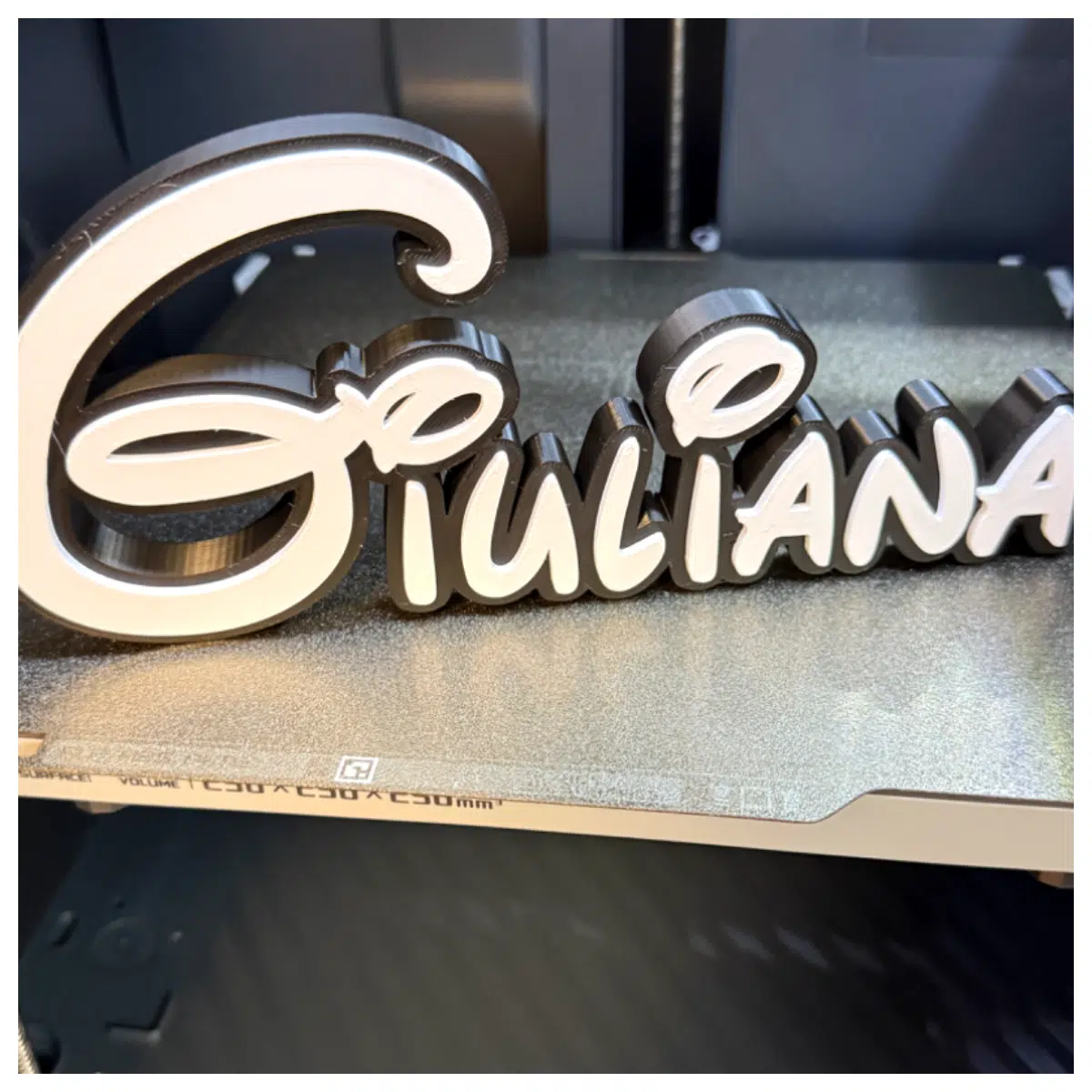 Giuliana Cartoon Nameplate Kids Birthday Gift Cartoon Character Name Tag Roleplay Decoration Custom Charm