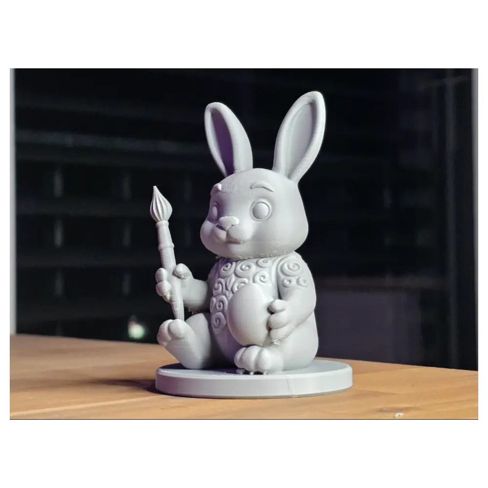 Cute Painted Easter Bunny Ears Egg Decoration Crafting Gift Creative Figurine Rabbit Toy