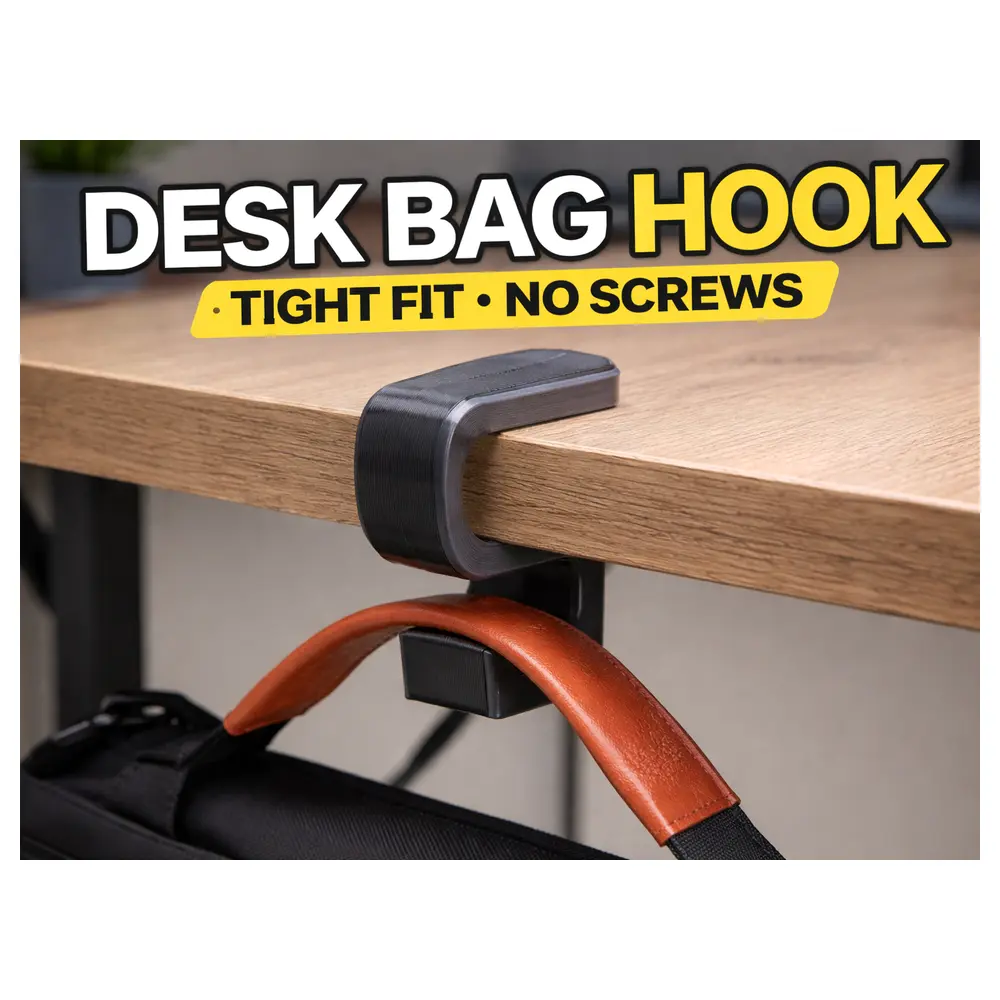 Desktop Organizers 15 20mm Tight Fit No Screws Desktop Hooks Shelf Brackets