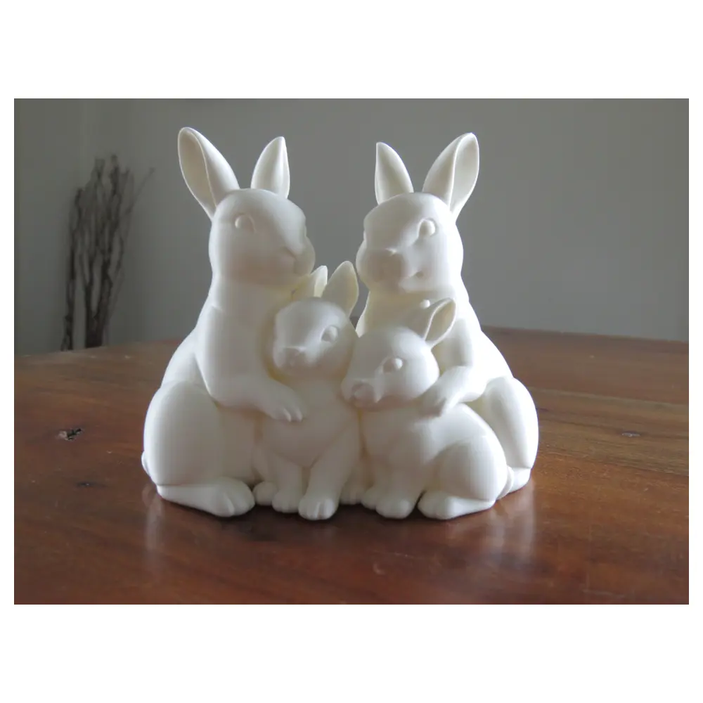 AI Rabbit Home Decor Figures Decorations Art Creative Home Decor Placement Objects