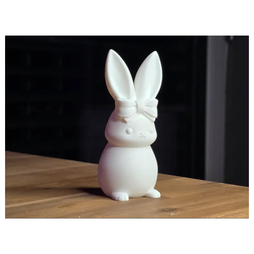 Cute Easter Bunny Decoration Ribbon Accessory Festive Gift Rabbit Toy Ribbon Decoration Holiday Supplies