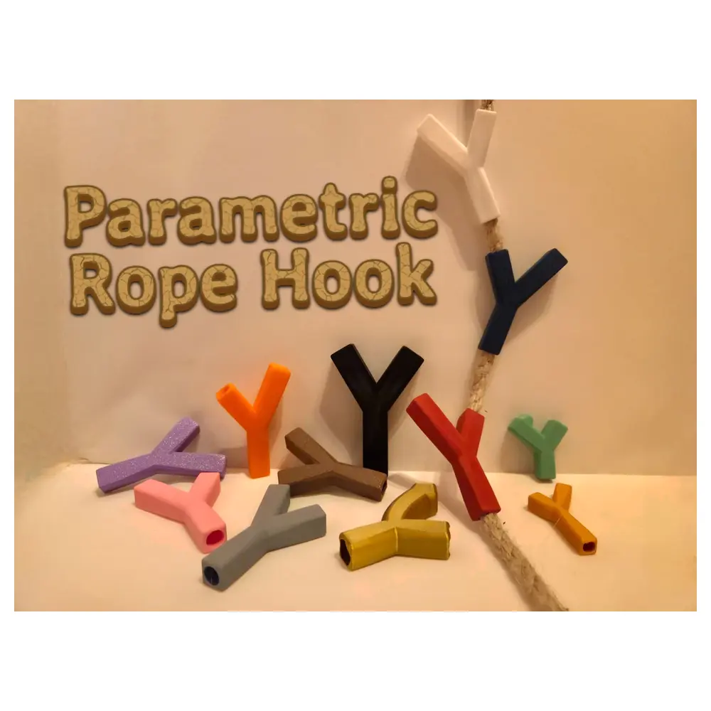 Parametric Rope Hook Climbing Hook Rope Accessories Hook Rope Tools Knotting
