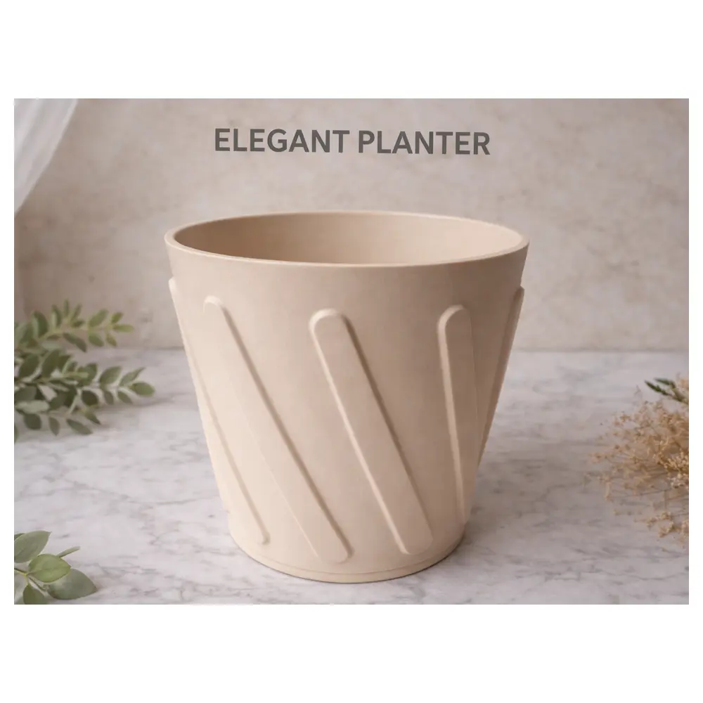 Elegant Spiral Planter Minimalist Modern Planter Creative Flower Box Succulent Planter Planting Flower Pot Decorate Flower Room