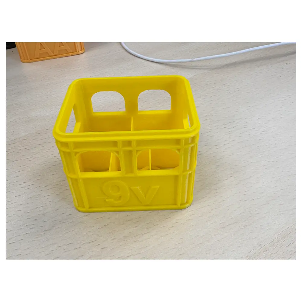 9V Battery Organizer Box Battery Case Battery Storage Box Electronic Components Parts Accessories