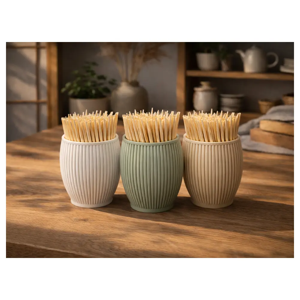 Wabi Sabi Chopstick Holder Minimalist Zen Decor 3D Prong Chopstick Case Accessory Multi Function