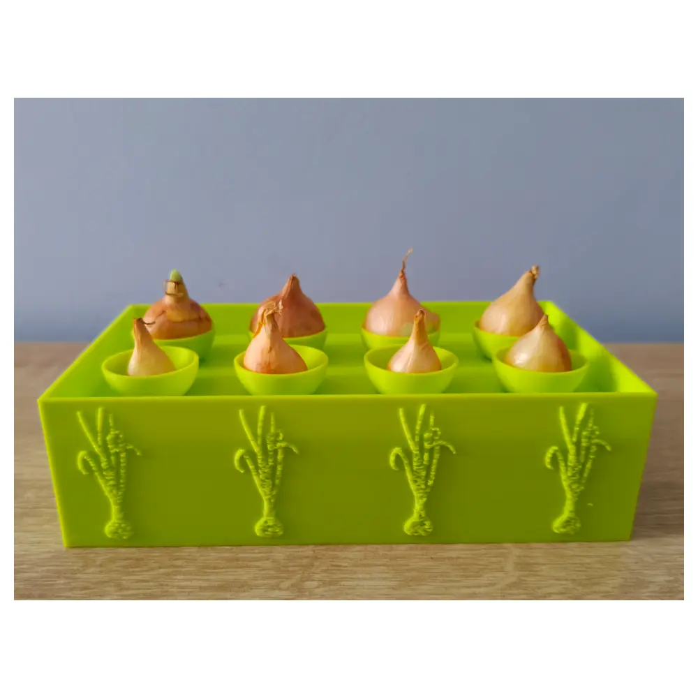 Hydroponic Scallion Planter Smart Pot Indoor Garden Vertical Green Soil less Cultivation Kitchen Herbs Grow Scallions