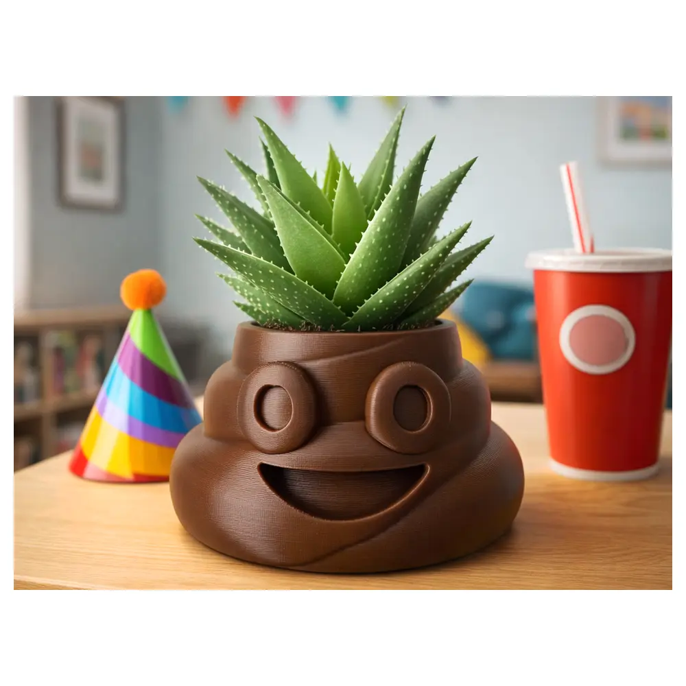 Funny Poop Planter Creative Pot Ceramic Plant Pot Succulent Planter Decorative Container Arrangement