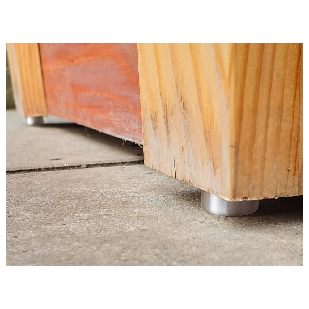Adjustable Furniture Feet Pads Sink Head Screws Installation Guide Height Increase Vibration Reduction Floor Protection