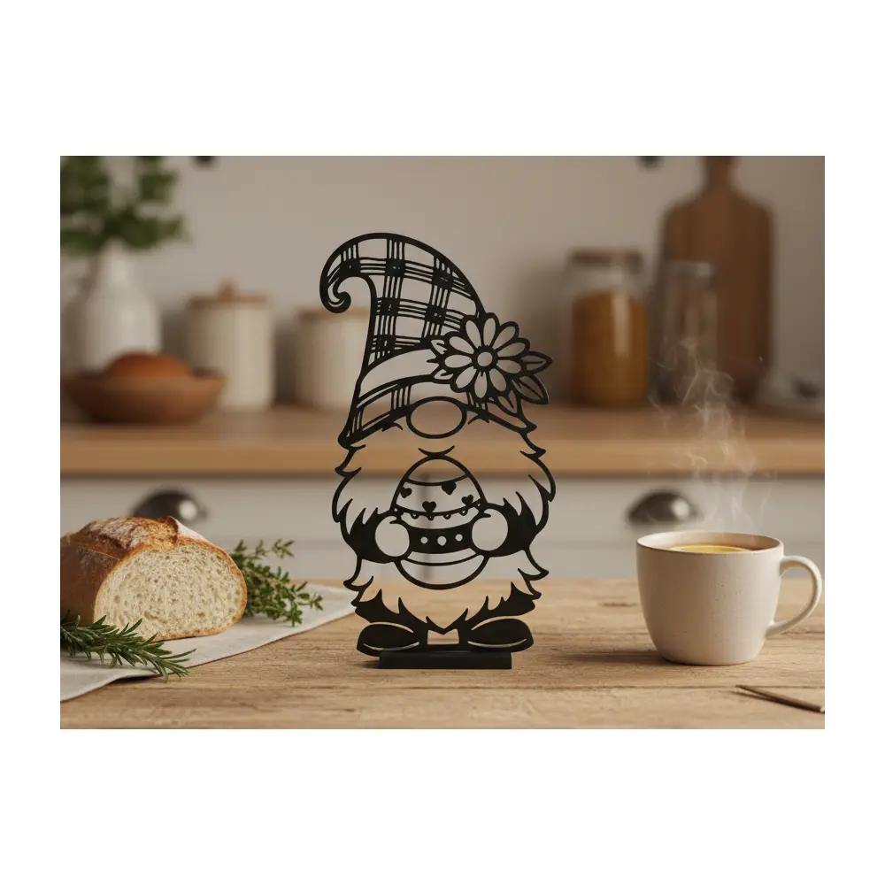 Gingham Dwarf Easter Egg Decor Crafts Festive Gifts Gift Boxes Home Decor Creative Decoration