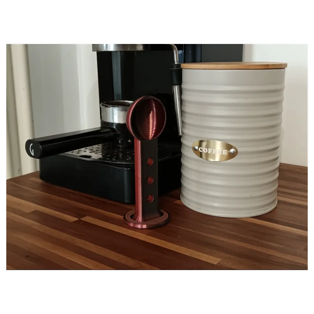Coffee Grinder Tamper with Measuring Spoon Italian Espresso Maker Accessories Coffee Press Tool