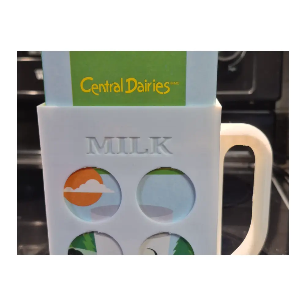 2L Milk Cartons Holder Paper Box Stand Dispenser Support System Automatic Stabilizer