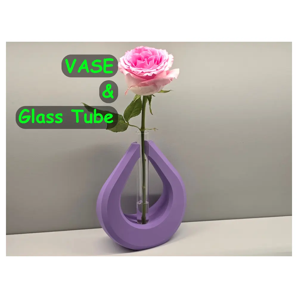 Glass Tube Vases Hand Blown Vases Art Glass Decorative Vases Air Vases Glass Art Purchase