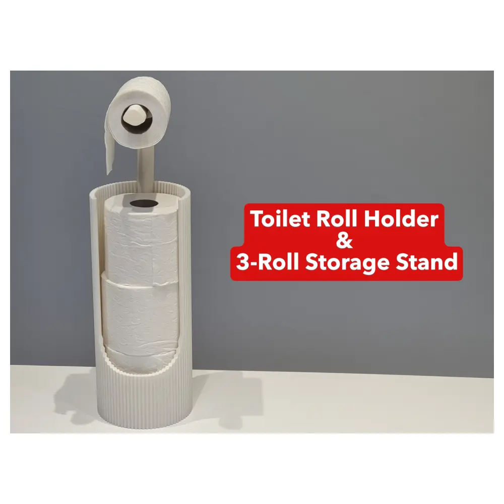 Toilet Paper Holder 3 Roll Dispenser Storage Shelf Bathroom Organizer Toilet Accessories