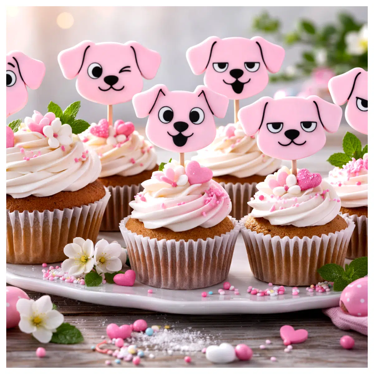Dog Shaped Card Pet Decoration Dog Toy Display Figurine Creative Gift Pet Accessories Parts