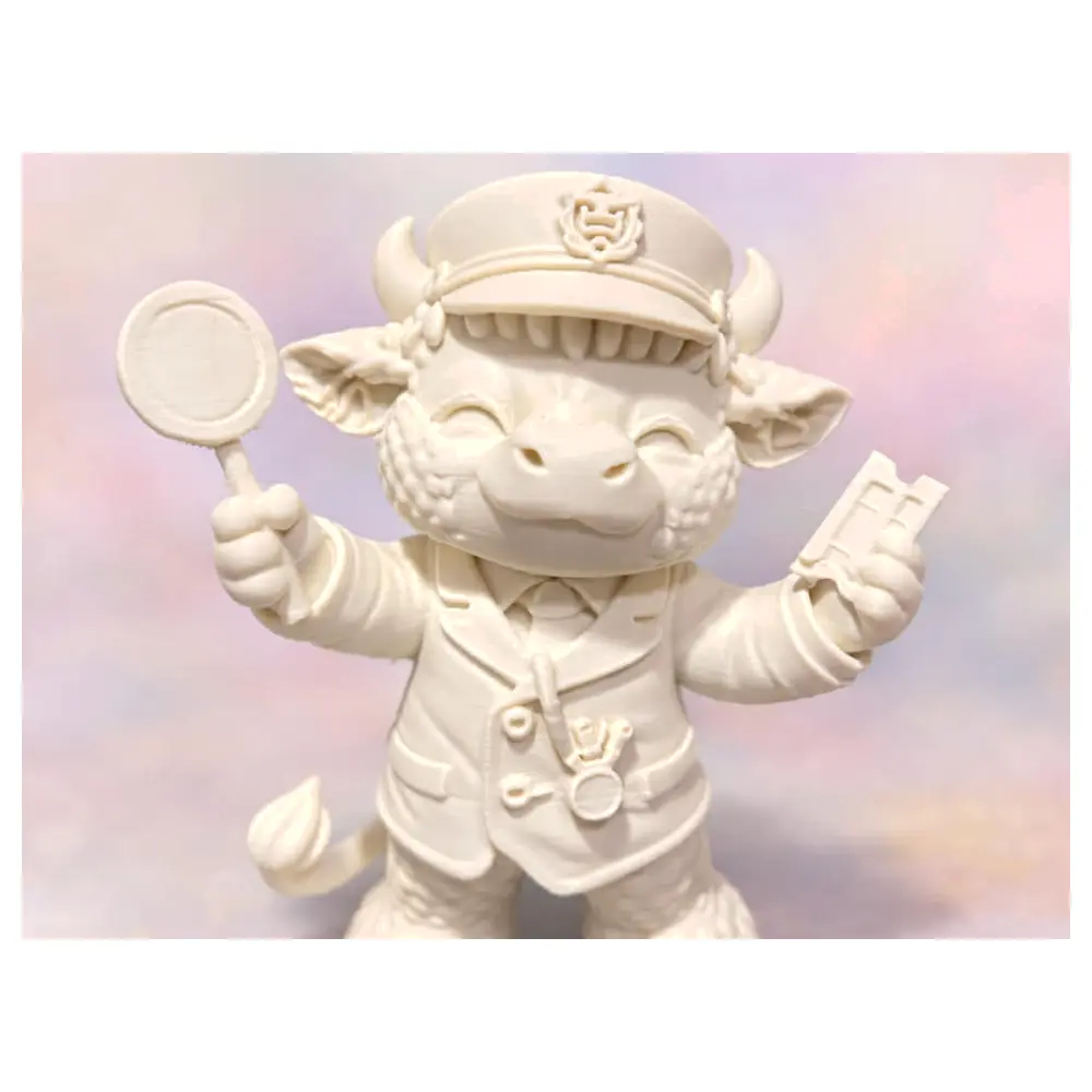 Highland Bull Train Officer Toy Train Model Simulation European Travel European Train Toy Car