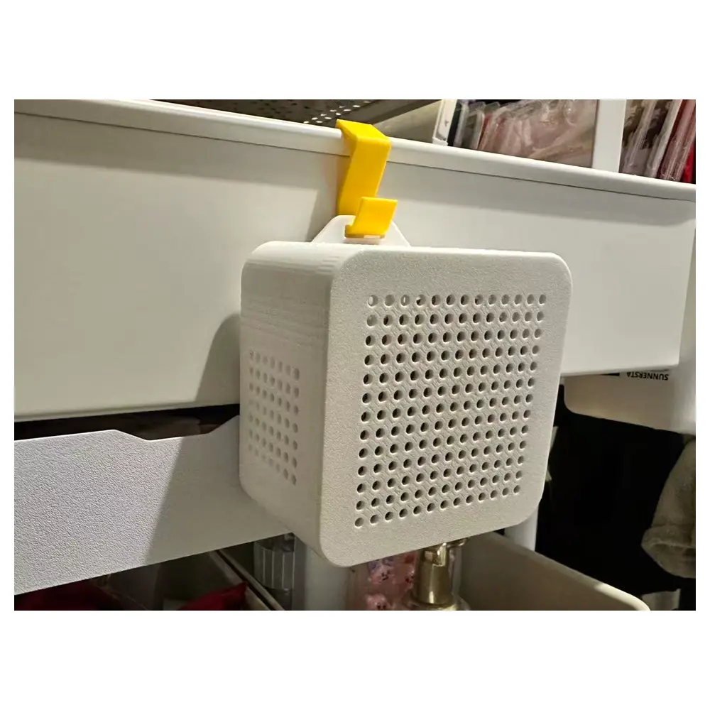 Hanging Pull Out Foam Dispenser Box Breathable Removable Easy Cleaning Storage Organizer Manufacturer Direct