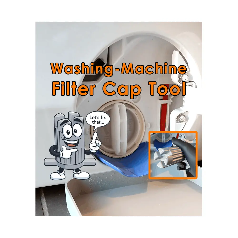 Washing Machine Filter Cover Wrench Tool Repair Parts Filter Removal Spanner