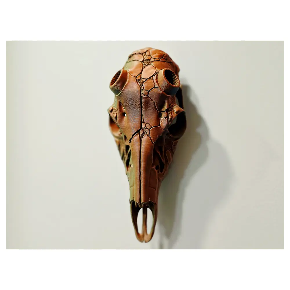 Deer Skull Model Dead Deer Skeleton BAS Support Skull Decor Art Specimen Bone Collection