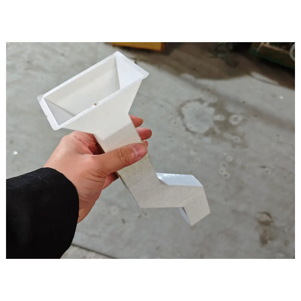 Small Puppy Feeder Funnel Bent Tube Square Funnel Extended Dog Bowl Feeding Easy Feeding Accessory