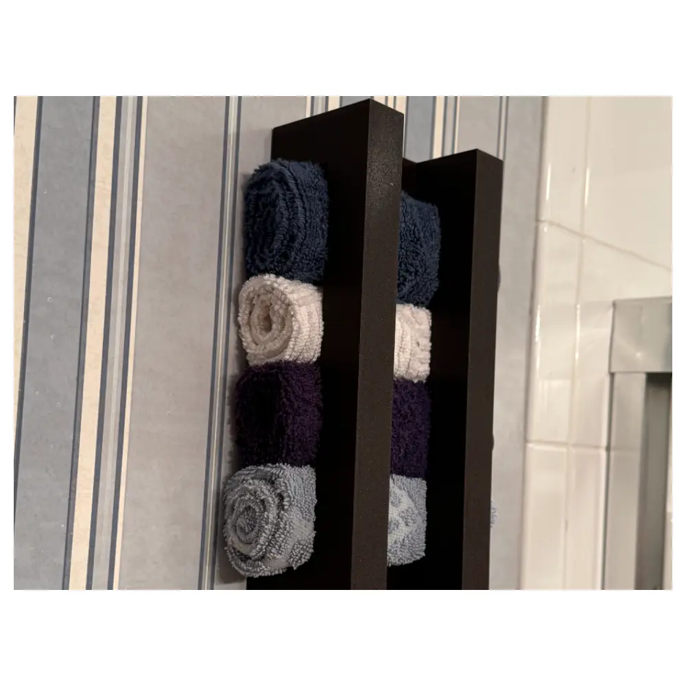 Towel Rack Bathroom Shelf Towel Storage Wall Mounted Shelf Organizer Accessories