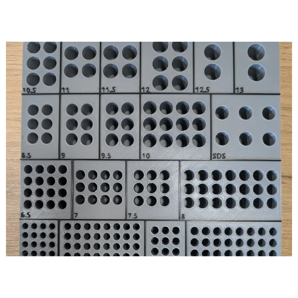 Drill Bit Storage Box Tool Box Drill Bit Organizer Drill Bit Storage Drill Accessories Drill Storage Box