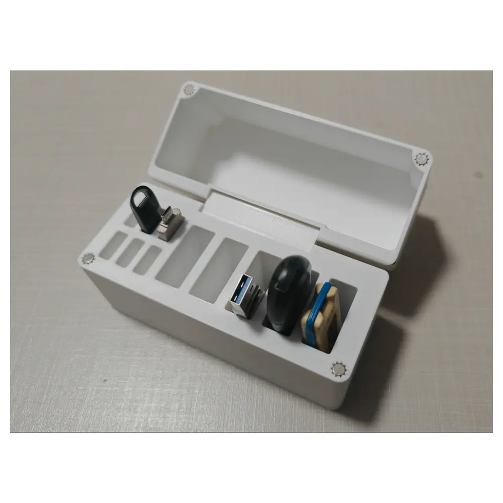 Multi Type USB Flash Drive Storage Box Organizer Case Protector Storage Box Computer Accessories Electronic Device Storage