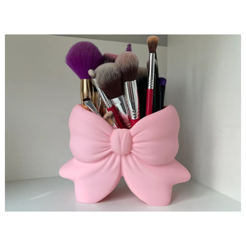 Bow Makeup Brush Organizer Brush Holder Brush Organizer Makeup Storage Tool Collection