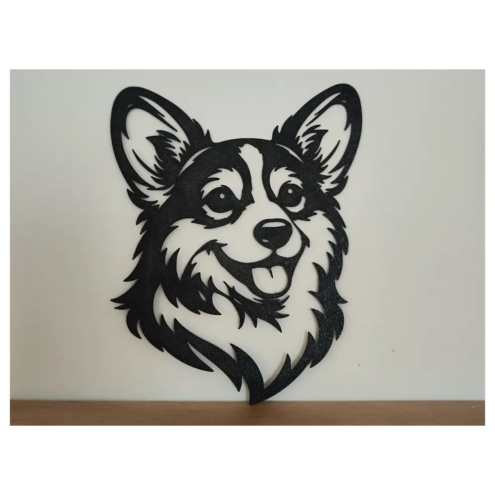 Welsh Corgi Head Model Dog Toy Pet Accessory Corgi Head