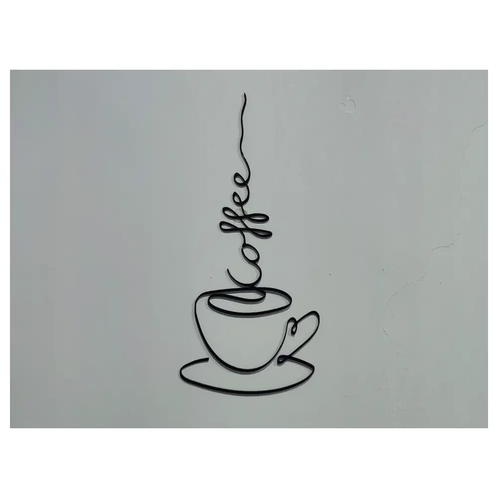 Coffee Quote Shadow Wall Decor Frame Wall Art Lettering Wall Decal Home Decor Creative Shadow Box