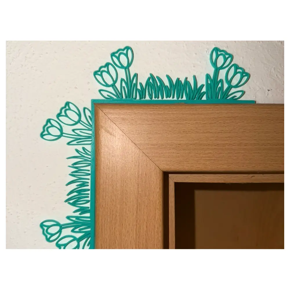 Door Frame Spring Decor Indoor Wall Decor Floral Wall Art Spring Flowers Wall Hanging Decorations