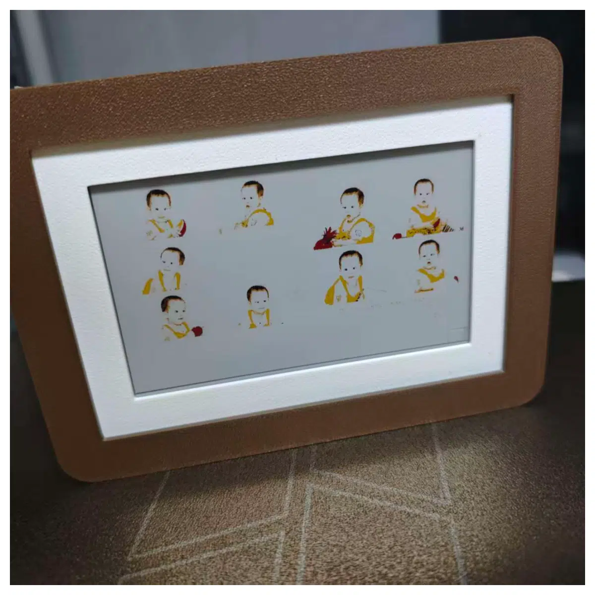 Ink Wash Painting Frame 397 inches Decorative Frame Art Display Stand Wall Decoration Hanging Frame