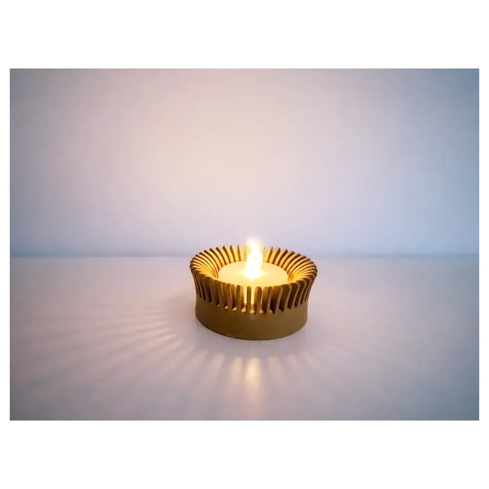 Wavy Candlestick Decorative Display Art Tabletop Sculpture Modern Minimalist Decoration Accent