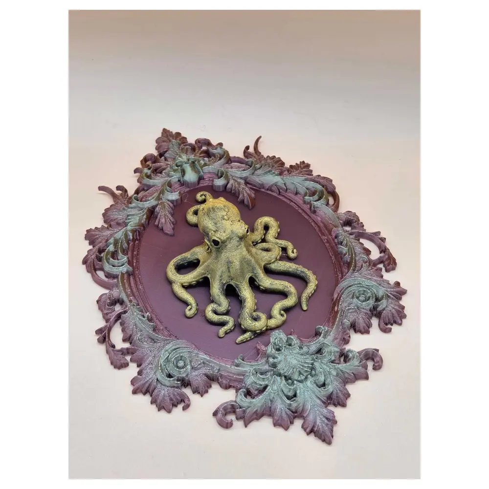 Octopus Art Decor Wall Hanging Marine Life Sculpture Aquarium Decoration Ocean Art Piece