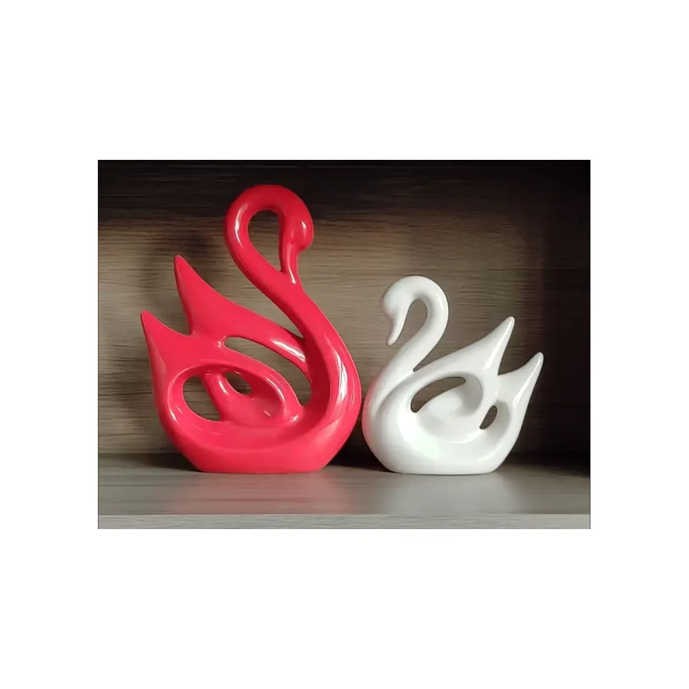 Swan Decoration Home Decor Living Room TV Cabinet Entryway Shoe Cabinet Ornament Art Piece